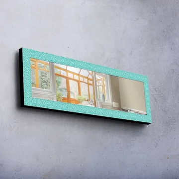 Dekorspegel 40x120 cm - Turkos - Inredning & dekor - Speglar - Väggspegel