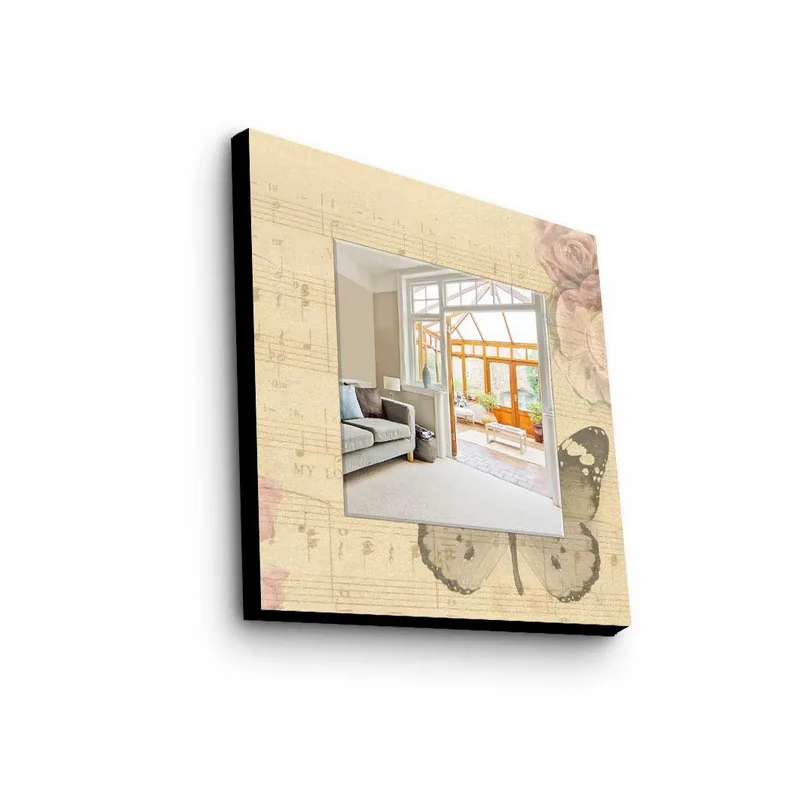 Dekorspegel 50x50 cm, Flerfärgad