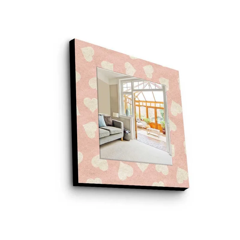 Dekorspegel 50x50 cm, Flerfärgad