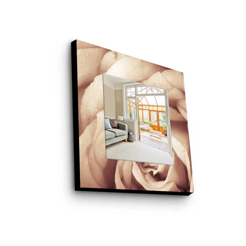 Dekorspegel 50x50 cm, Flerfärgad