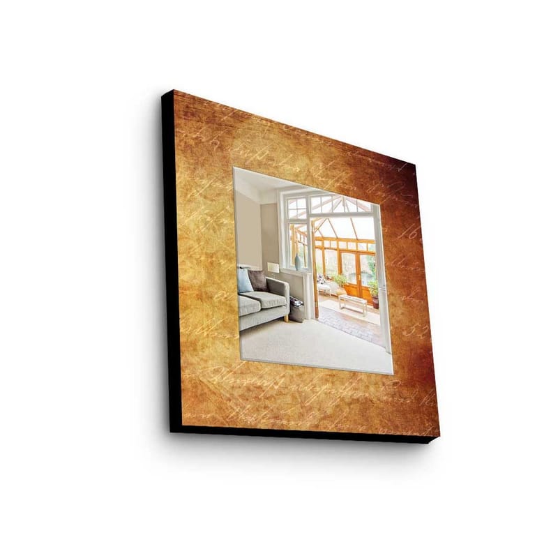 Dekorspegel 50x50 cm, Flerfärgad