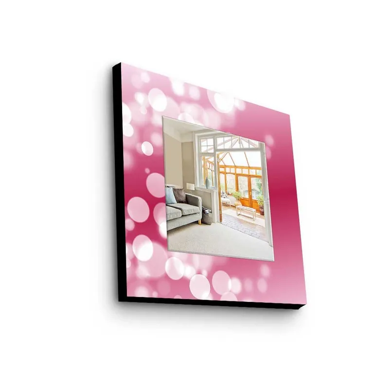 Dekorspegel 50x50 cm - Flerfärgad - Inredning & dekor - Speglar - Väggspegel