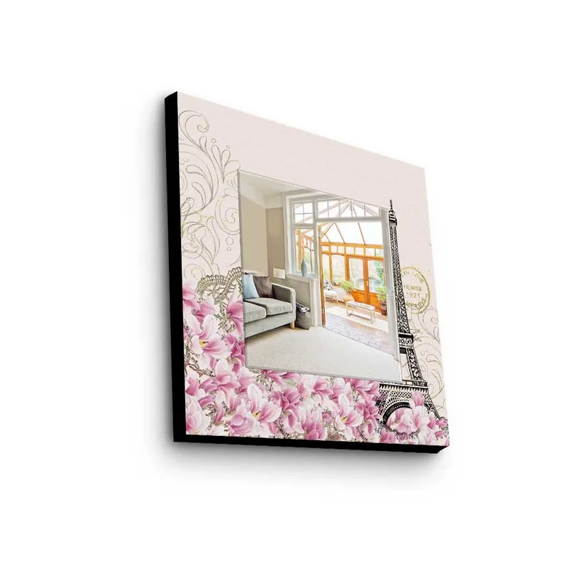 Dekorspegel 50x50 cm, Flerfärgad