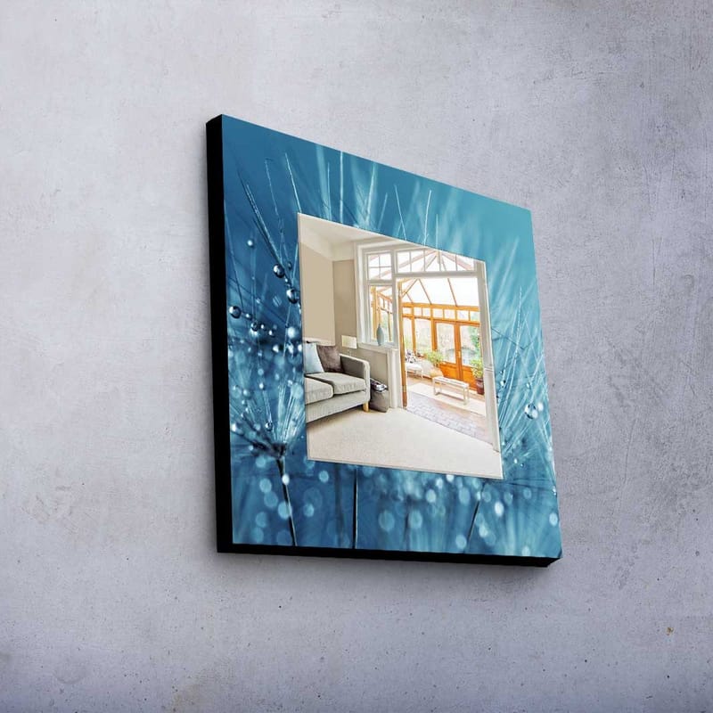 Dekorspegel 50x50 cm - Flerfärgad - Inredning & dekor - Speglar - Väggspegel