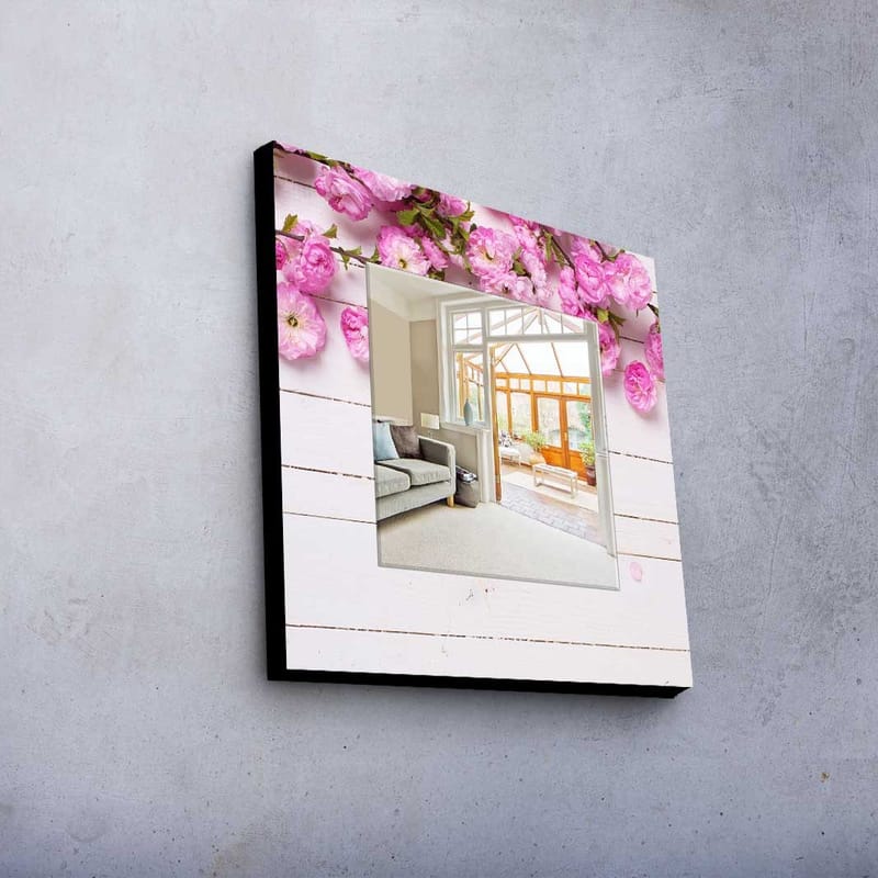 Dekorspegel 50x50 cm - Flerfärgad - Inredning & dekor - Speglar - Väggspegel