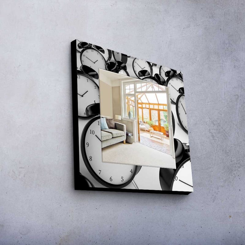 Dekorspegel 50x50 cm - Flerfärgad - Inredning & dekor - Speglar - Väggspegel