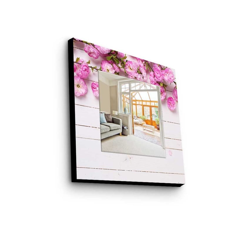 Dekorspegel 50x50 cm - Flerfärgad - Inredning & dekor - Speglar - Väggspegel