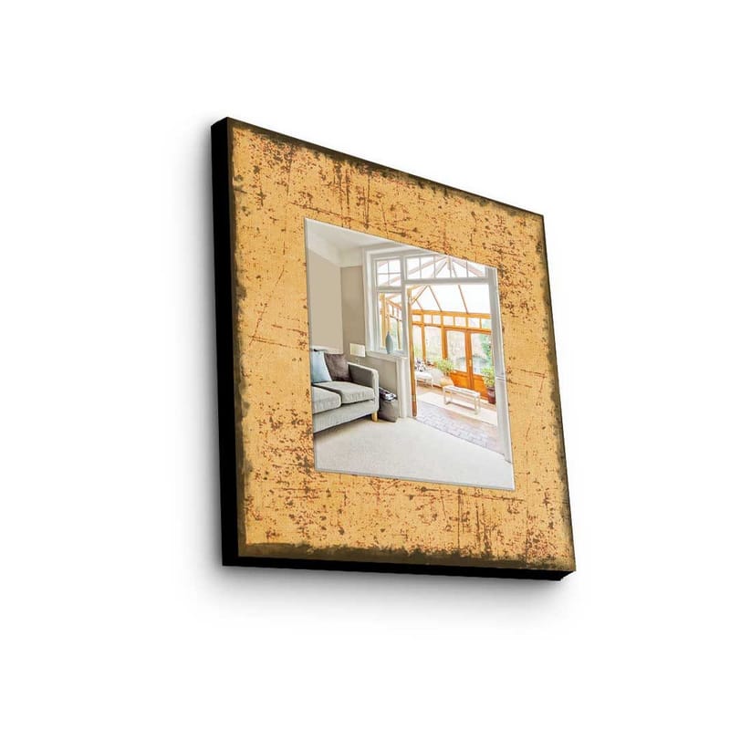 Dekorspegel 50x50 cm, Flerfärgad