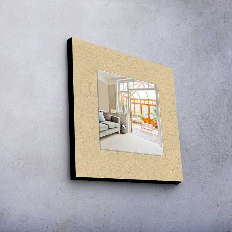 Dekorspegel 50x50 cm - Flerfärgad - Inredning & dekor - Speglar - Väggspegel