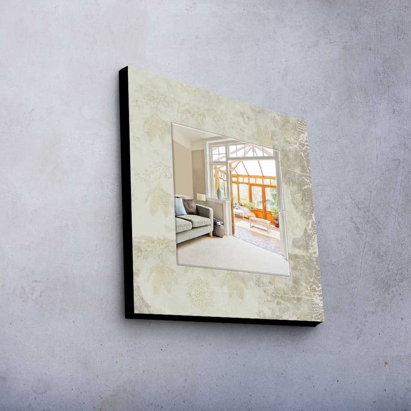 Dekorspegel 50x50 cm - Flerfärgad - Inredning & dekor - Speglar - Väggspegel