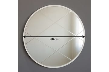 Delance Dekorationsspegel 60 cm - Silver - Inredning & dekor - Speglar - Väggspegel