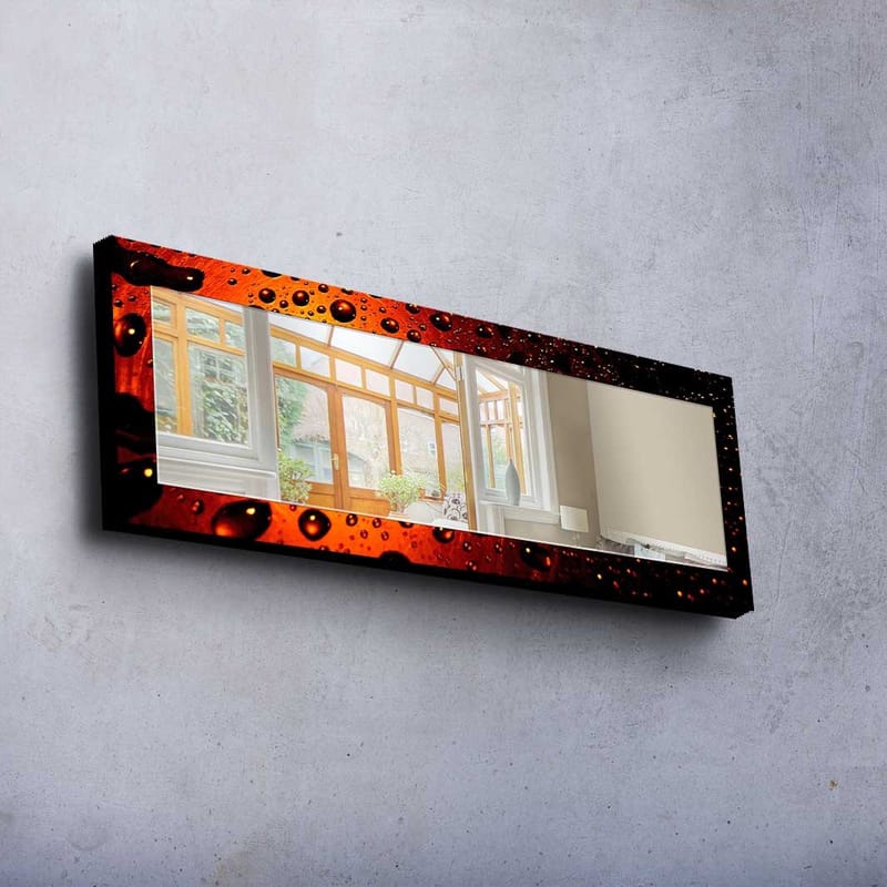 Denisova Dekorspegel 40x120 cm Christmas - Spegelglas/Tyg/Flerfärgad - Inredning & dekor - Speglar - Väggspegel