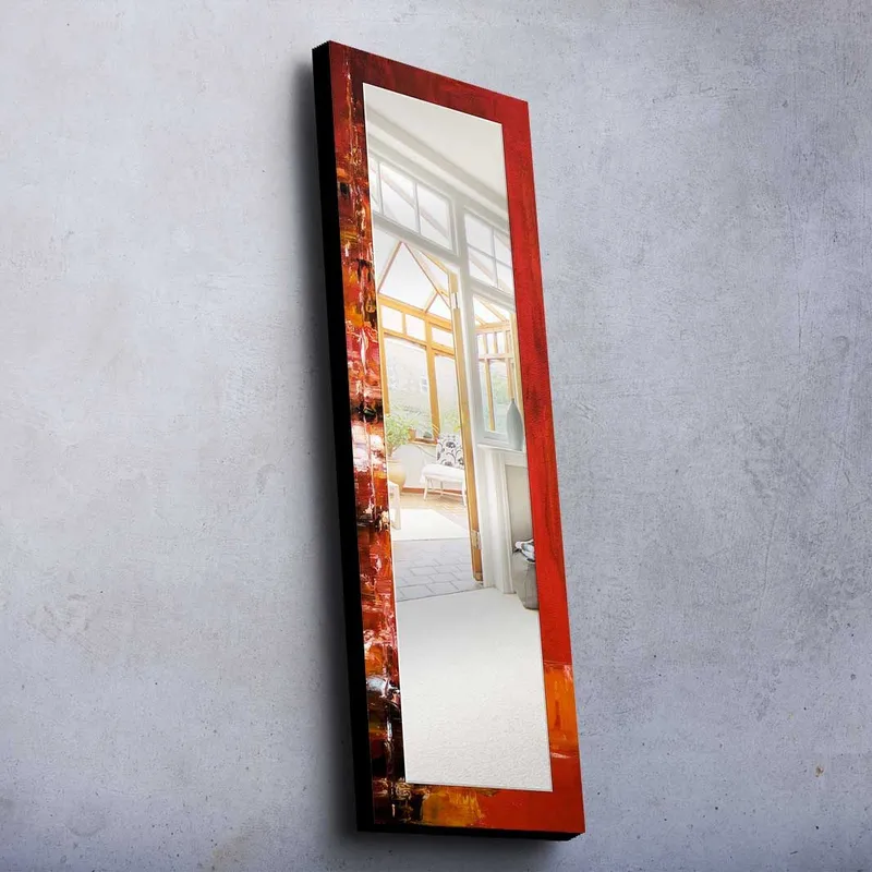 Denisova Dekorspegel 40x120 cm Christmas - Spegelglas/Tyg/Flerfärgad - Inredning & dekor - Speglar - Väggspegel