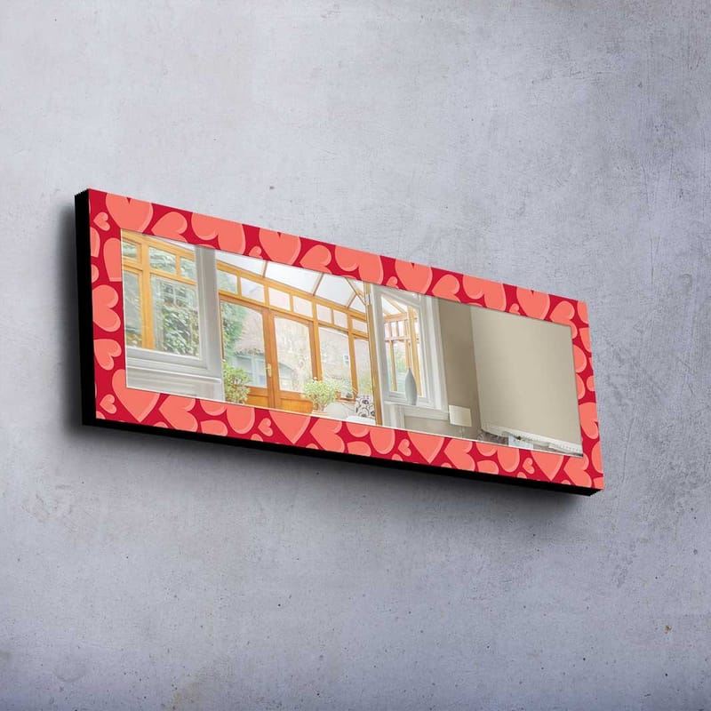 Denisova Dekorspegel 40x120 cm Christmas - Spegelglas/Tyg/Flerfärgad - Inredning & dekor - Speglar - Väggspegel