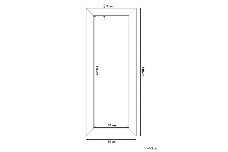 Derval Spegel 50 cm - Silver - Inredning & dekor - Speglar - Väggspegel