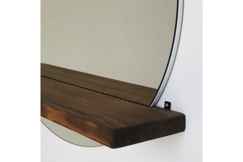 DESAULNIER Dekorationsspegel 70 cm Valnöt - Väggspegel