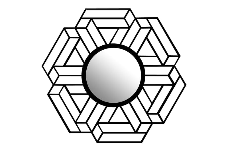 DIAGONAL Spegel Svart - Inredning & dekor - Speglar - Väggspegel