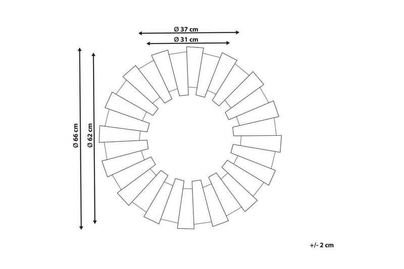 Väggspegel Ecatepec - Inredning & dekor - Speglar - Väggspegel