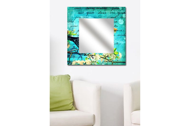 ELISTA Dekorspegel 50x50 cm Abstract Plexiglas/Flerfärgad - Inredning & dekor - Speglar - Väggspegel