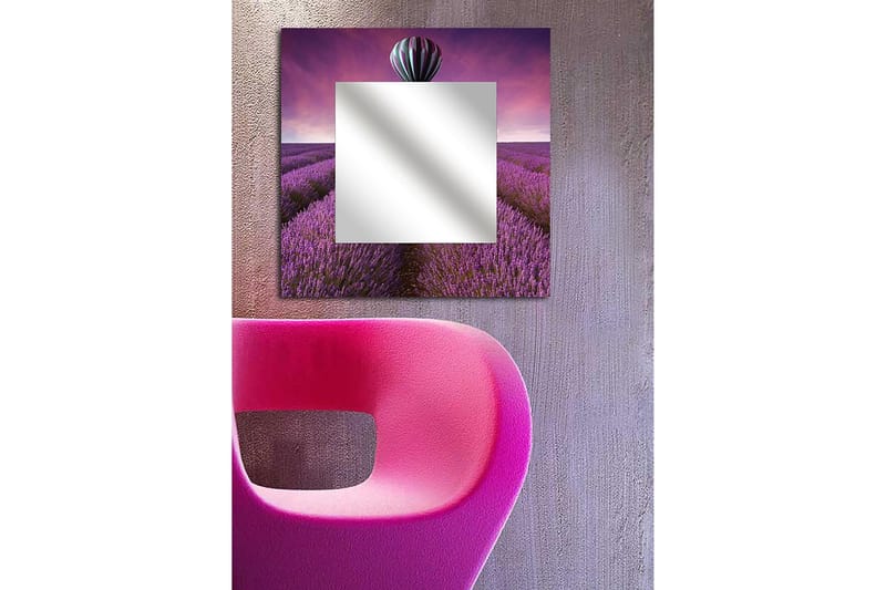 ELISTA Dekorspegel 50x50 cm Nature Plexiglas/Flerfärgad - Inredning & dekor - Speglar - Väggspegel