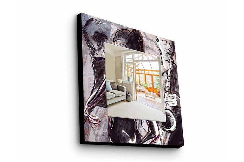ELISTA Dekorspegel 50x50 cm Young Plexiglas/Flerfärgad - Inredning & dekor - Speglar - Väggspegel