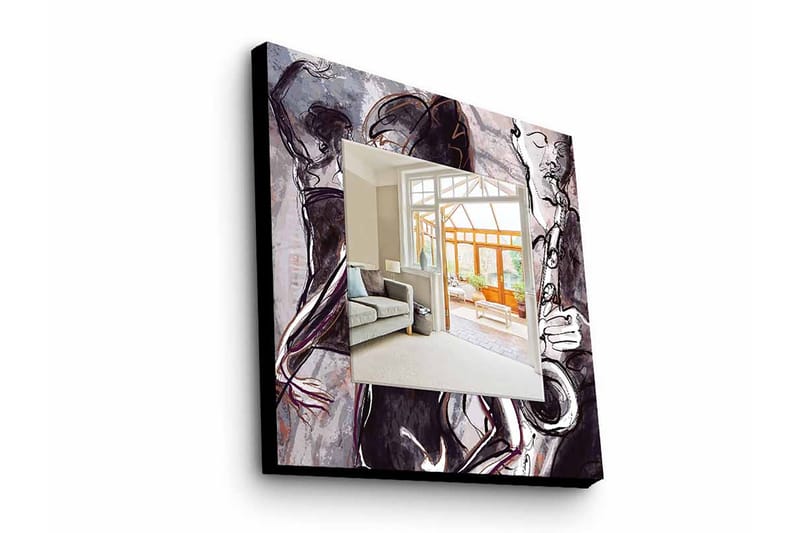 ELISTA Dekorspegel 50x50 cm Young Plexiglas/Flerfärgad - Väggspegel