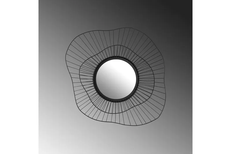 Euro Flora Spegel - Svart - Inredning & dekor - Speglar - Väggspegel