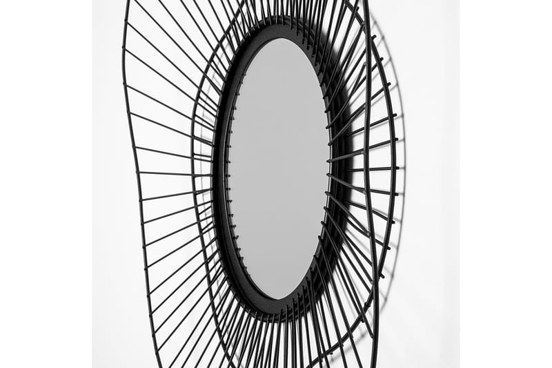Euro Flora Spegel - Svart - Inredning & dekor - Speglar - Väggspegel