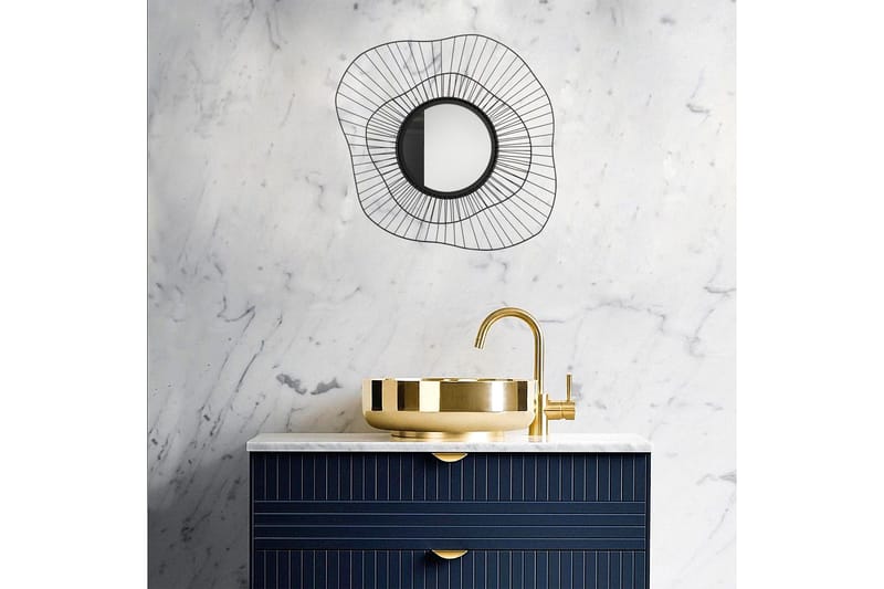 Euro Flora Spegel - Svart - Inredning & dekor - Speglar - Väggspegel