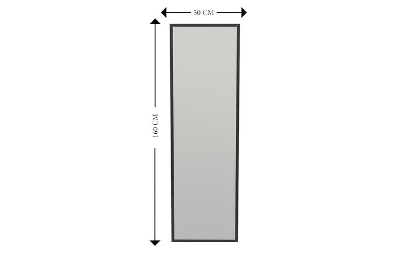 Falesia Spegel 50 cm Rektangulär - Svart - Inredning & dekor - Speglar - Väggspegel