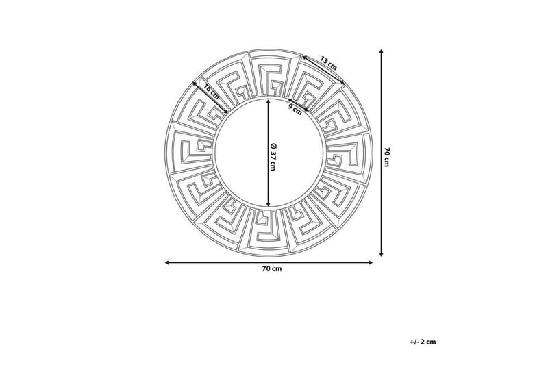 FLERS Spegel 70 cm - Väggspegel