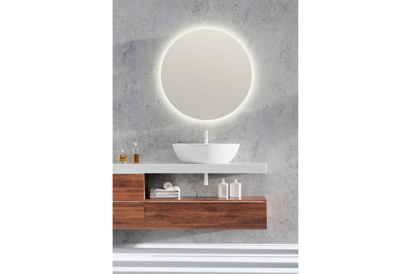 FRANZI Spegel med LED-belysning Ø60cm - Mirrors and more - Inredning & dekor - Speglar - Väggspegel