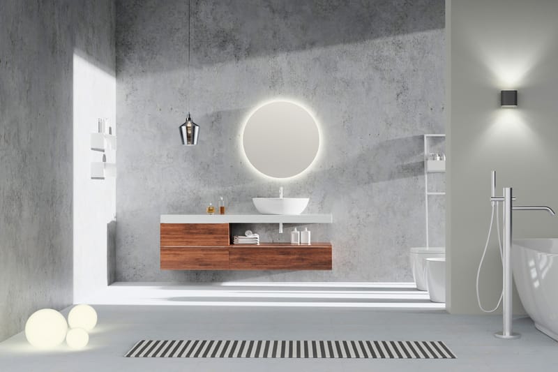 FRANZI Spegel med LED-belysning Ø60cm - Mirrors and more - Inredning & dekor - Speglar - Väggspegel