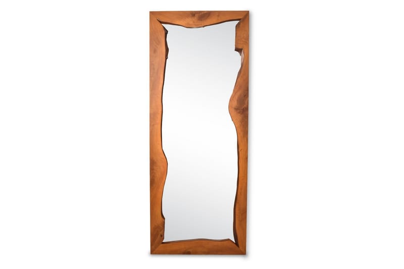 Gabel Spegel 170 cm Rektangulär Valnöt - Väggspegel