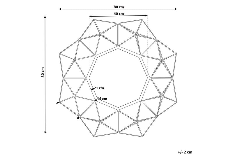 Väggspegel Gaillac - Inredning & dekor - Speglar - Väggspegel