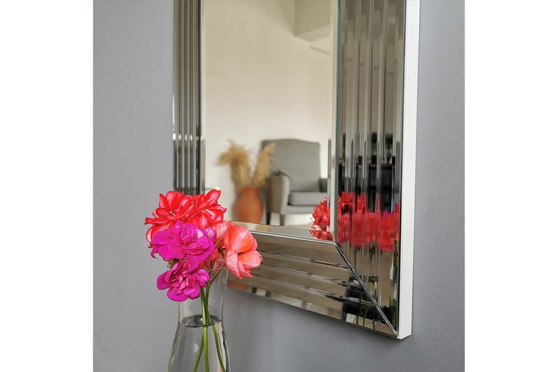 GUILIANA Dekorationsspegel 40 cm Silver - Inredning & dekor - Speglar - Väggspegel