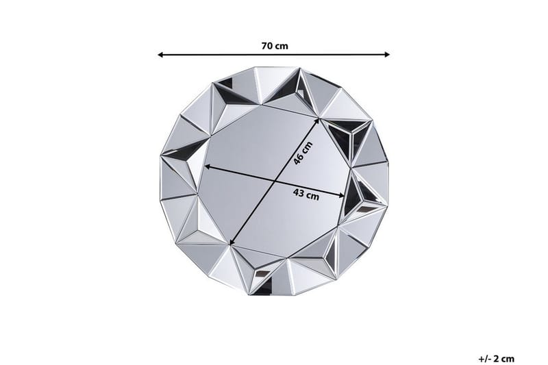 HABAY Spegel 70 cm - Inredning & dekor - Speglar - Väggspegel