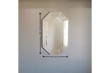 Hacher Dekorationsspegel 60 cm - Silver - Inredning & dekor - Speglar - Väggspegel