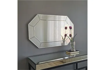 Hacher Dekorationsspegel 60 cm - Silver - Inredning & dekor - Speglar - Väggspegel