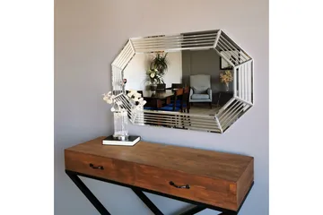 Hacher Dekorationsspegel 60 cm - Silver - Inredning & dekor - Speglar - Väggspegel
