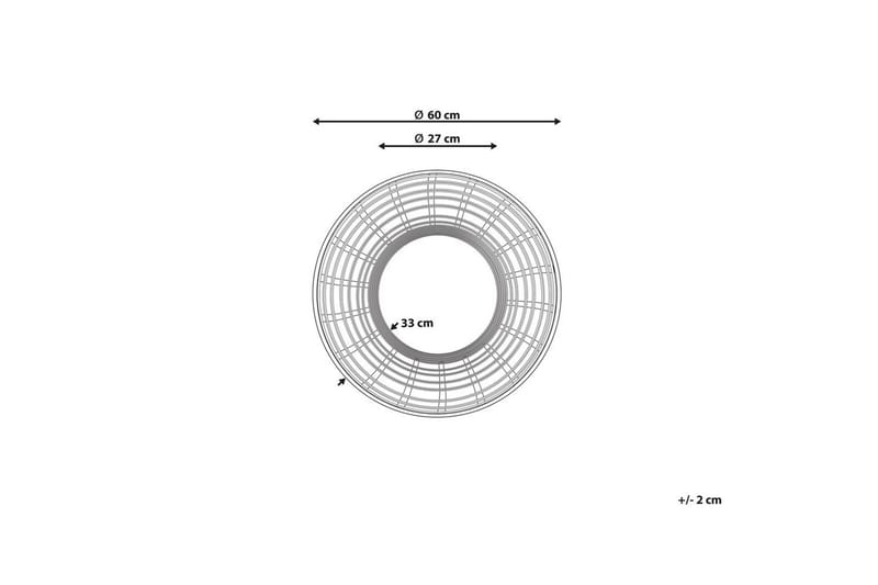 Väggspegel Hanua - Inredning & dekor - Speglar - Väggspegel