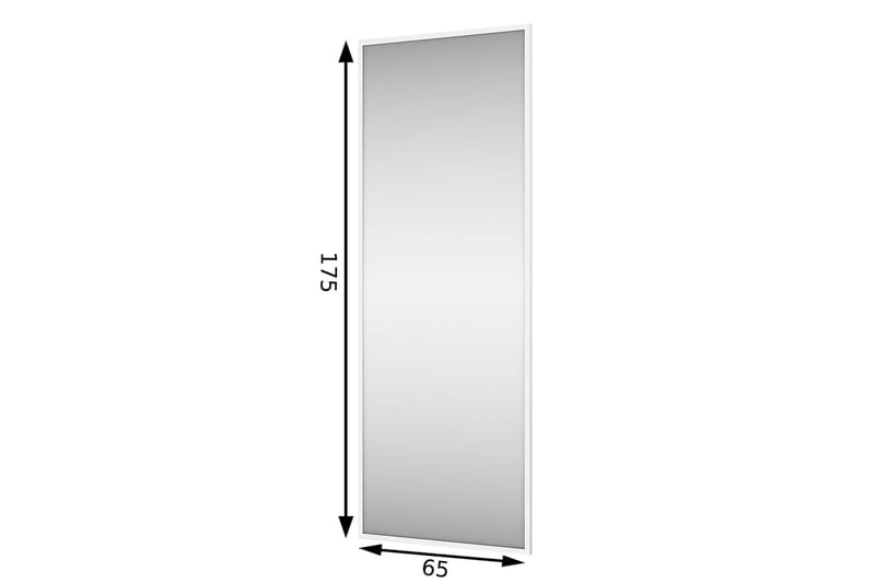 Hayata Vägghängd Spegel Glas Vit - Inredning & dekor - Speglar - Väggspegel