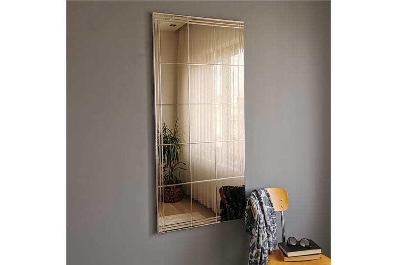 HOSGOOD Dekorationsspegel 130 cm Silver - Inredning & dekor - Speglar - Väggspegel
