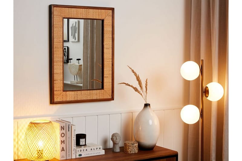 Iguala Spegel 54x74 cm - Ljust Trä - Inredning & dekor - Speglar - Väggspegel