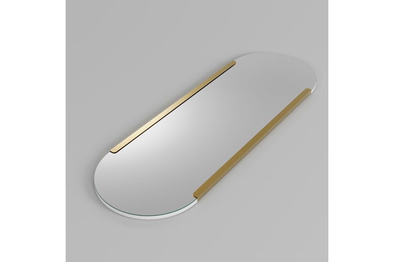 ISRENTO Spegel 50 cm Rektangulär Guld - Inredning & dekor - Speglar - Väggspegel