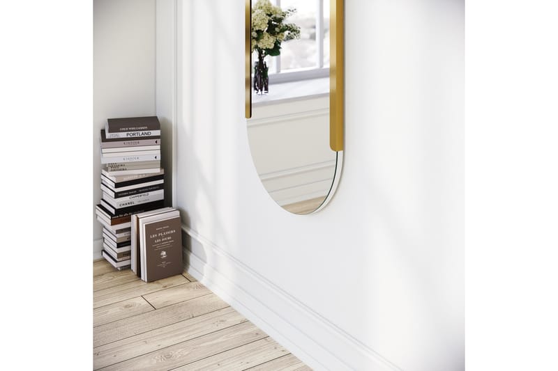 ISRENTO Spegel 50 cm Rektangulär Guld - Inredning & dekor - Speglar - Väggspegel