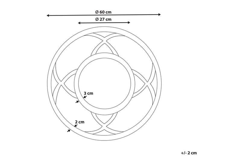 Väggspegel Iztapalapa - Inredning & dekor - Speglar - Väggspegel