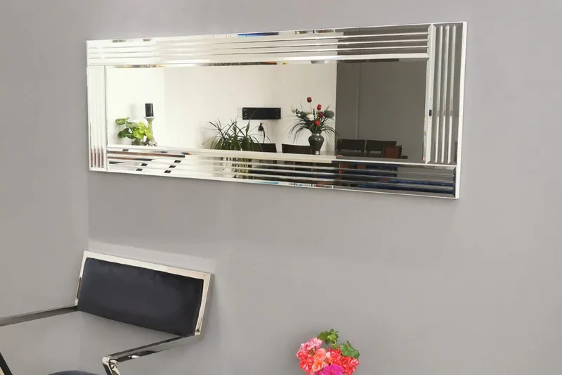 Jakerah Dekorationsspegel 120 cm - Silver - Inredning & dekor - Speglar - Väggspegel