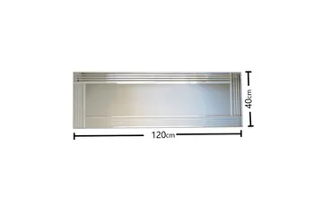 Jakerah Dekorationsspegel 120 cm - Silver - Inredning & dekor - Speglar - Väggspegel