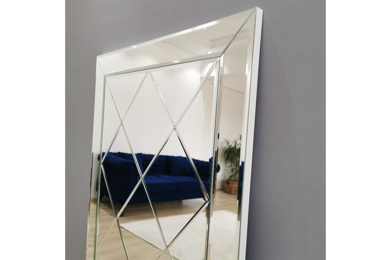 Jeremee Dekorationsspegel 130 cm - Silver - Inredning & dekor - Speglar - Väggspegel